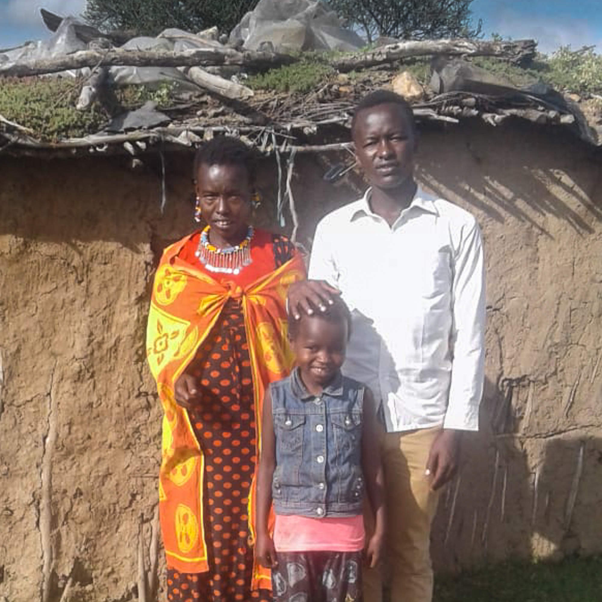 Daniel his mother and his village home